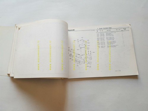 Kawasaki Z 440 A2 1980 catalogo ricambi originale spare parts …