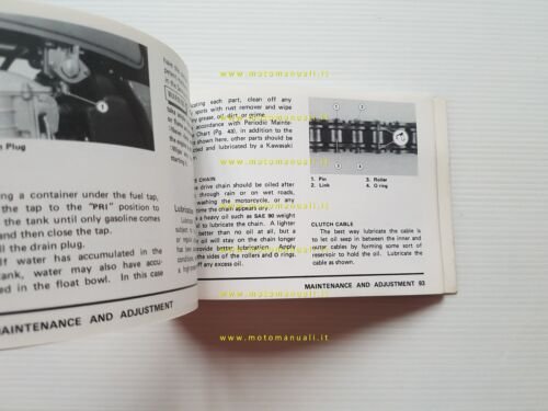 Kawasaki Z 500 1979 manuale uso manutenzione libretto INGLESE originale