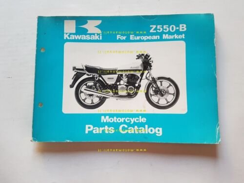 Kawasaki Z 550 B2-B3 1981 catalogo ricambi originale spare parts …