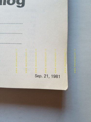 Kawasaki Z 550 B2-B3 1981 catalogo ricambi originale spare parts …