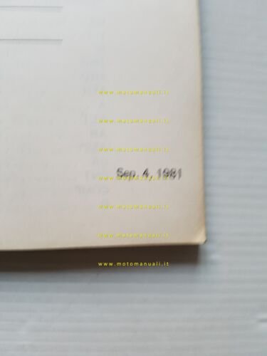 Kawasaki Z 550 C-LTD C3 1981 catalogo ricambi originale spare …