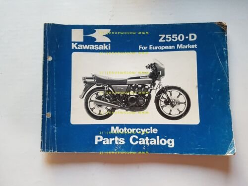 Kawasaki Z 550 D1 1981 catalogo ricambi originale spare parts …