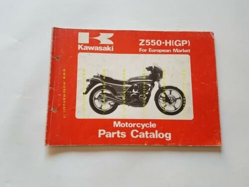 Kawasaki Z 550 H1 (GP) 1981-2 catalogo ricambi originale spare …