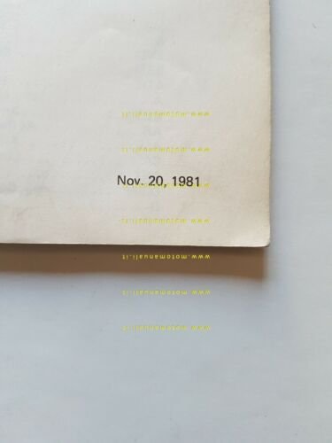 Kawasaki Z 550 H1 (GP) 1981-2 catalogo ricambi originale spare …