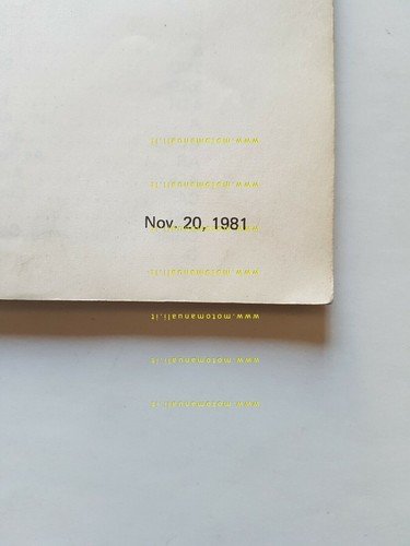 Kawasaki Z 550 H1 (GP) 1981-2 catalogo ricambi originale spare …