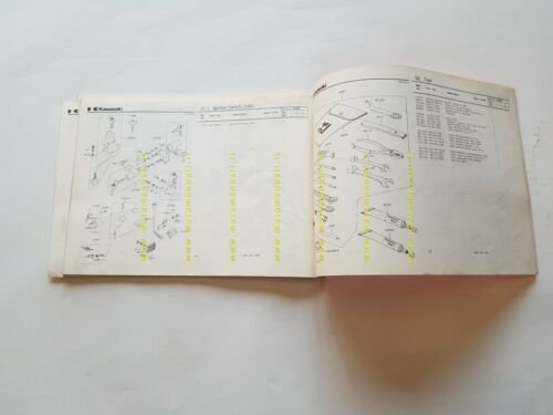 Kawasaki Z 550 H1 (GP) 1981-2 catalogo ricambi originale spare …