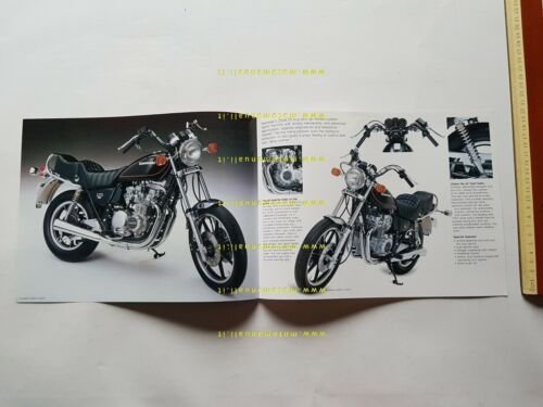 Kawasaki Z 550 LTD depliant originale moto TESTO INGLESE