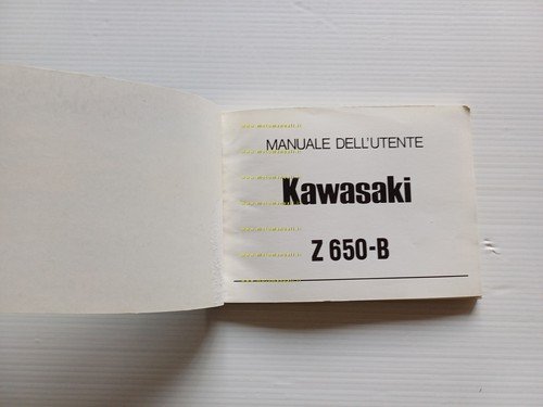 Kawasaki Z 650 B 1977 manuale uso manutenzione libretto italiano …