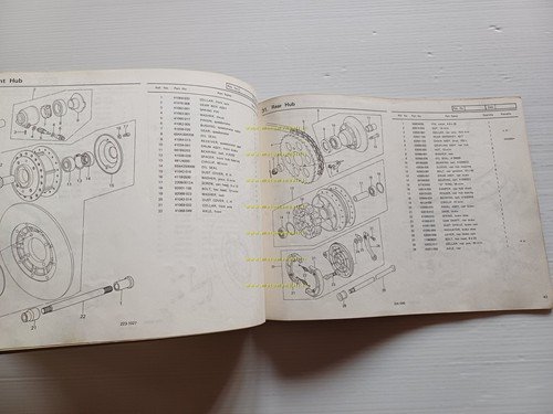 Kawasaki Z 650 B1 - B2 1977-78 catalogo ricambi originale …
