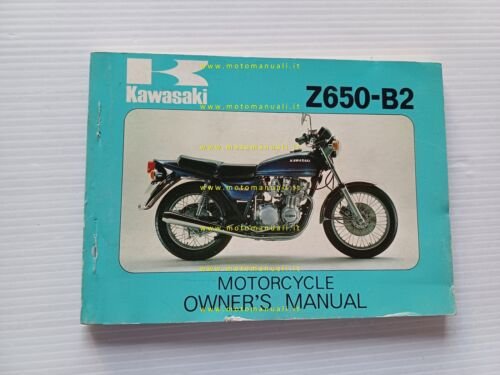 Kawasaki Z 650 B2 1978 manuale uso manutenzione libretto originale …