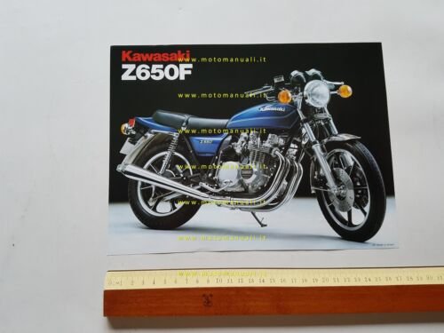 Kawasaki Z 650 F depliant originale TESTO INGLESE