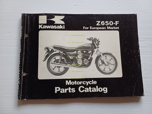 Kawasaki Z 650 F1 - F2 1981 catalogo ricambi originale …