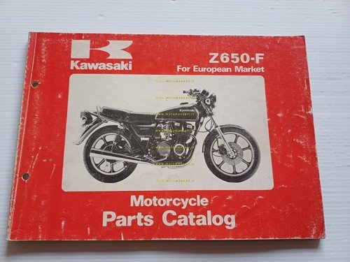 Kawasaki Z 650 F2 1980-81 catalogo ricambi originale spare parts …