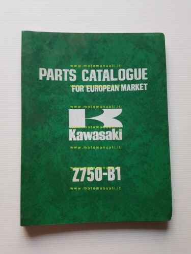 Kawasaki Z 750 B1 1975-76 catalogo ricambi originale spare parts …