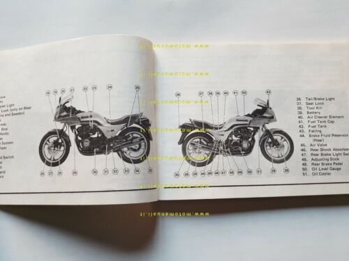 Kawasaki Z 750 GP 1982 manuale uso INGLESE originale ENGLISH …