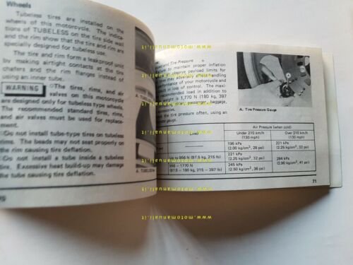 Kawasaki Z 750 GP 1982 manuale uso INGLESE originale ENGLISH …