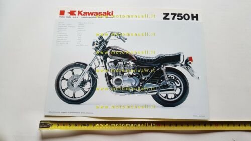 Kawasaki Z 750 H - Z 440 A 1982 depliant …