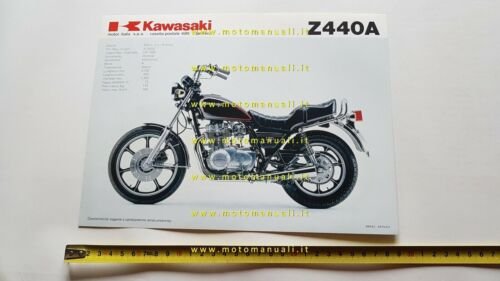 Kawasaki Z 750 H - Z 440 A 1982 depliant …