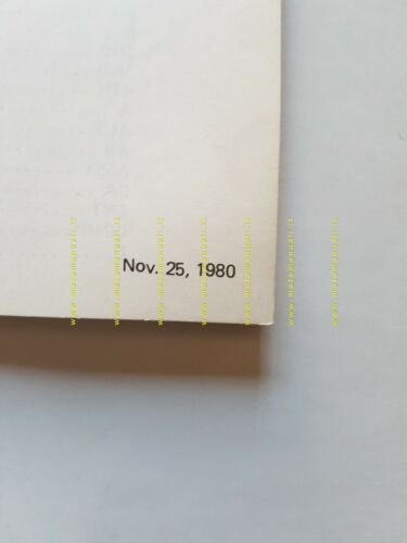 Kawasaki Z 750 L1 1980 catalogo ricambi originale MOTO spare …