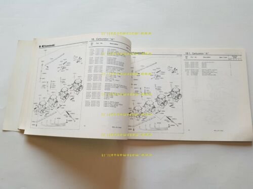 Kawasaki Z 750 L1 1980 catalogo ricambi originale MOTO spare …