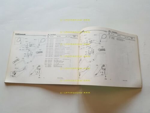 Kawasaki Z 750 L1 1980 catalogo ricambi originale MOTO spare …