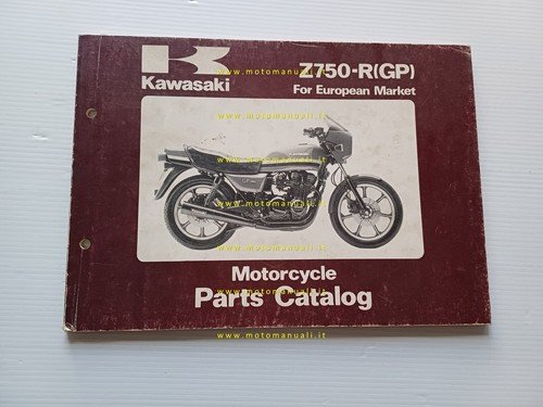 Kawasaki Z 750 R1 (GP) 1982 catalogo ricambi originale spare …