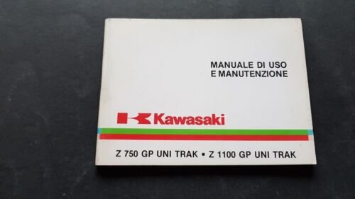 Kawasaki Z 750-Z 1100 GP UNITRAK 1983 manuale uso italiano …
