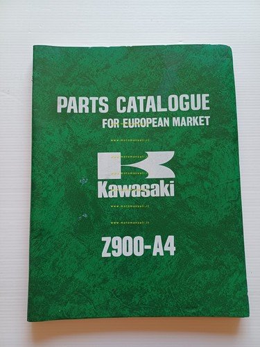 Kawasaki Z 900 A4 1975 catalogo ricambi originale