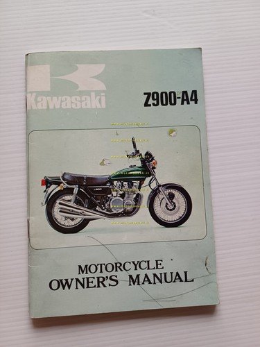 Kawasaki Z 900 A4 1975 manuale uso manutenzione inglese originale