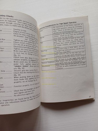 Kawasaki Z 900 A4 1975 manuale uso manutenzione inglese originale