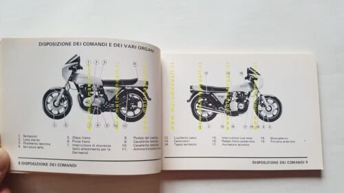 Kawasaki Z1-R 1000 1978 manuale uso manutenzione libretto ITALIANO originale