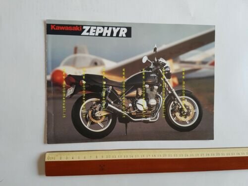 Kawasaki Zephyr 550 depliant originale moto INGLESE ENGLISH