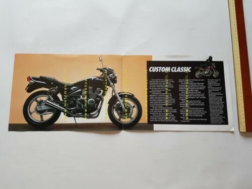Kawasaki Zephyr 550 depliant originale moto INGLESE ENGLISH