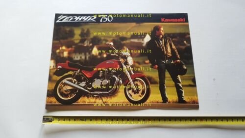 Kawasaki Zephyr 750 1991 depliant ITALIANO originale moto brochure