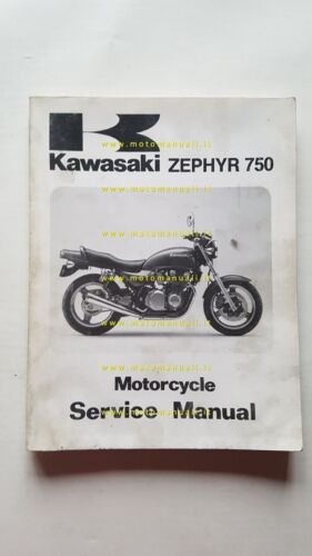 Kawasaki ZEPHYR 750 1991 manuale officina INGLESE originale WORKSHOP MANUAL