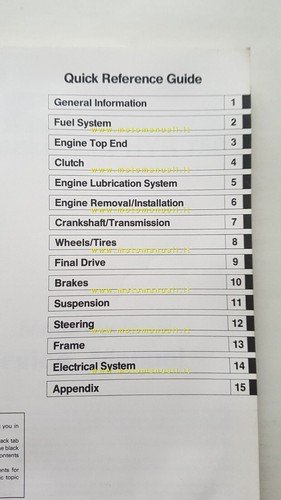 Kawasaki ZEPHYR 750 1991 manuale officina INGLESE originale WORKSHOP MANUAL