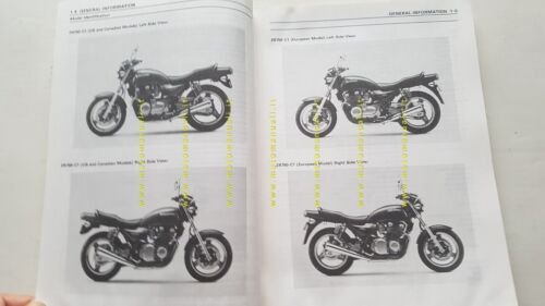Kawasaki ZEPHYR 750 1991 manuale officina INGLESE originale WORKSHOP MANUAL
