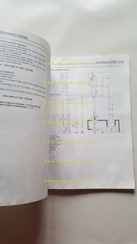 Kawasaki ZEPHYR 750 1991 manuale officina INGLESE originale WORKSHOP MANUAL