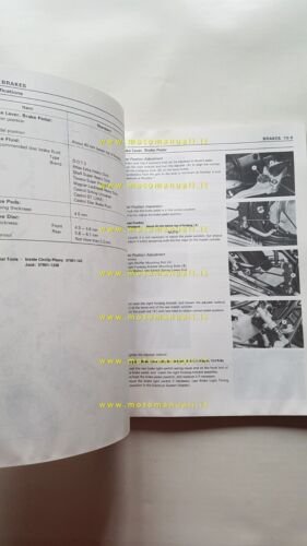 Kawasaki ZEPHYR 750 1991 manuale officina INGLESE originale WORKSHOP MANUAL
