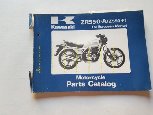 Kawasaki ZR 550 A (Z 550 F) 1982 catalogo ricambi …