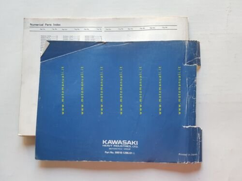 Kawasaki ZR 550 A (Z 550 F) 1982 catalogo ricambi …