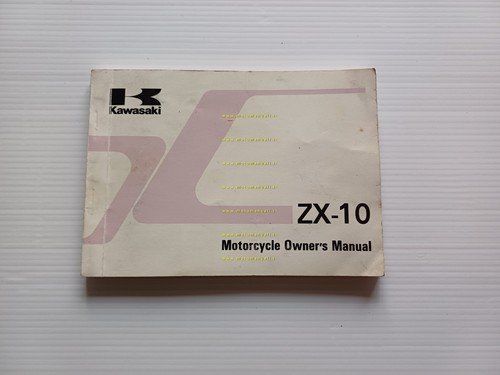 KAWASAKI ZX-10 1987-88 manuale uso manutenzione libretto INGLESE originale