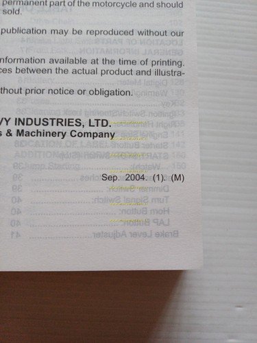 KAWASAKI ZX-6R 2004-05 manuale uso manutenzione ITALIANO originale