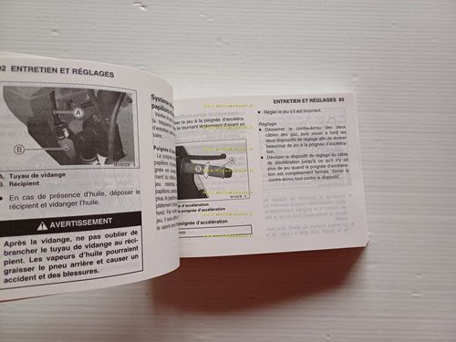 KAWASAKI ZX-6R 2004-05 manuale uso manutenzione ITALIANO originale