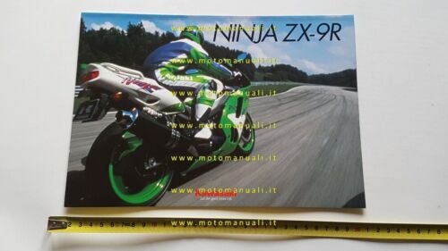 Kawasaki ZX-9 R 1996 depliant ITALIANO originale moto brochure