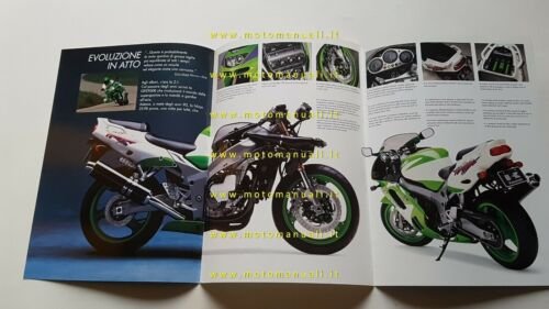 Kawasaki ZX-9 R 1996 depliant ITALIANO originale moto brochure