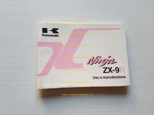 KAWASAKI ZX-9 R 2001 manuale uso manutenzione libretto originale italiano