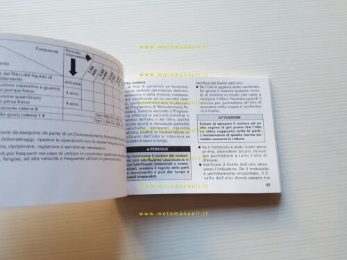 KAWASAKI ZX-9 R 2001 manuale uso manutenzione libretto originale italiano