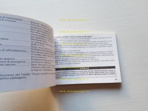 KAWASAKI ZX-9 R 2001 manuale uso manutenzione libretto originale italiano