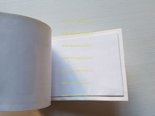 KAWASAKI ZX-9 R 2001 manuale uso manutenzione libretto originale italiano